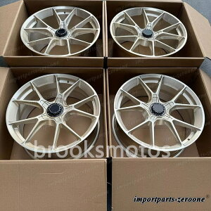 22インチブロンズゴールド鍛造ホイール2016+ ポルシェパナメーラ 971 22x10 22x12 適合 LI-1855