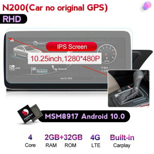 �A�E�f�BA4L B8 A5 2009-2016 �@�A���h���C�h�i�r�@N200 RHD No GPS�@-MDA-1012-7