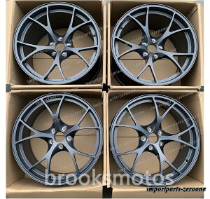 アルファロメオジュリア 19インチ 鍛造ホイール 19x9 サテンガンメタル 4 個セット 鍛造-BRN-12015★