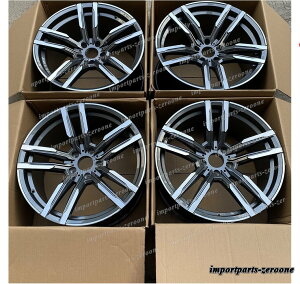 20インチ ツイン 5 スポーク グレー スタイル ホイール BMW X5 E70 F15 X6 E71 F16 808 5x120  -BRN-12043 鍛造 ★