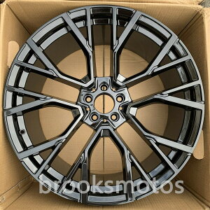 1�{ 21�C���` NEW�O���X�u���b�N�X�^�C���z�C�[�� 2019+ BMW G05 X5 2020+ G06 X6 BRN-1114
