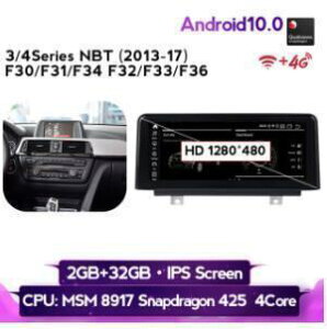 BMW 3.4�V���[�Y�@NBT 2013-2017 F30/F31/F34/F32/F33/F36 �A���h���C�h�i�r�@MSM 4Core 2 32G�@�@-YA-1018