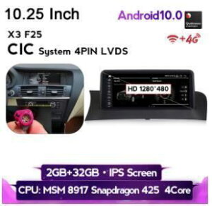 BMW X3 F25 2011-2017 AhChir ID7 10.25 C`@MSM CIC 32G@@-YA-1070
