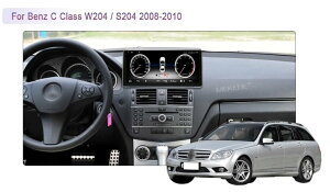 �x���c C �N���X W204 S204 2008 - 2010�@�A���h���C�h�i�r�@DVD�@4G�@LTE�@WIFI�@GPS�@���{��@1208