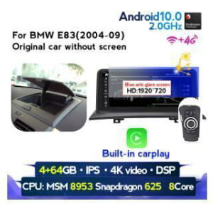 BMW X3 E83 2004-2009 AhChir rgC carplay MSM 69G@@-YA-1097