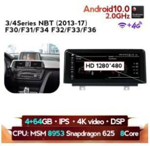 BMW 3.4V[Y@NBT 2013-2017 F30/F31/f34/F32/F33/F36AhChir@ MSM 8Core 4 64G@@-YA-1020