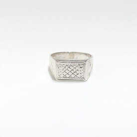 TUAREG SILVER　トゥアレグ シルバー スクエア―リング C32