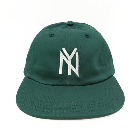 COOPERSTOWN CAP ( クーパーズタウン ボールキャップ ）NEWYORK BLACK YANKEES 1951（ ニューヨークブラックヤンキース 1951 ) コットンハードバイザー Dリング / 3inch Square Hard GREEN ( グリーン ） / 別注色 / ベースボールキャップ アメリカ製 MADE IN USA