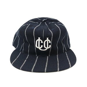 EBBETS FIELD FLANNELS ( �G�x�b�c�t�B�[���h ) 1905 CHICAGO UNION GIANTS / WOOL FRANNELS�i �E�[���t�����l�� �j / NAVY×CREAM PIN STRIPE�i �s���X�g���C�v �jBASEBALL CAP�i �x�[�X�{�[���L���b�v �jMADE IN USA�i �A����