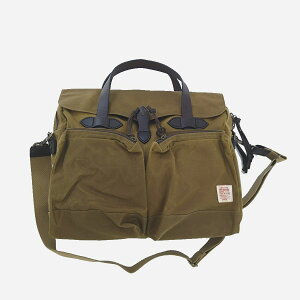FILSON(�t�B���\��) 24-HOUR TIN CLOTH BRIEFCASE DARK TAN / 24�A���[ �e�B���N���X �u���[�t�P�[�X �_�[�N�^��