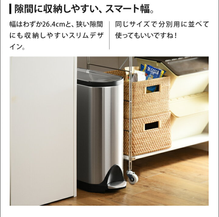 楽天市場】ゴミ箱 simplehuman バタフライステップ 