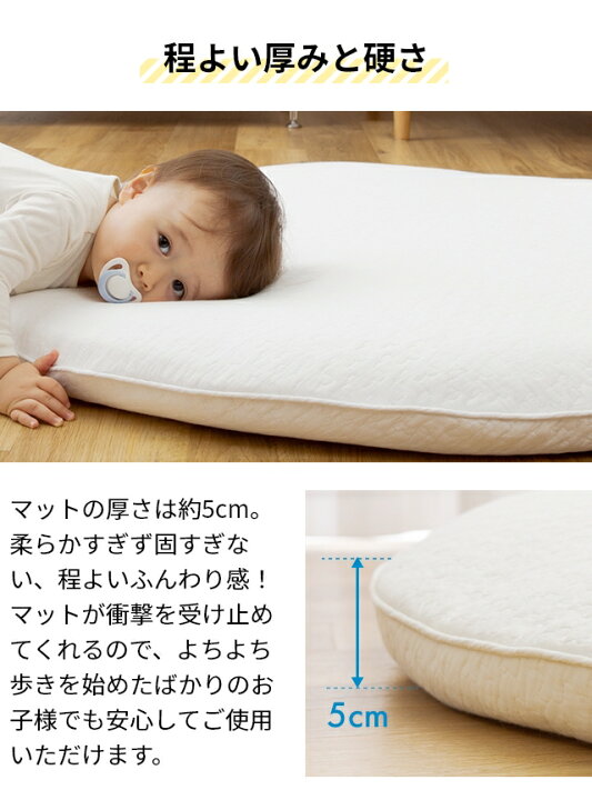 楽天市場】モフア イブル CLOUD柄 くすみ系おしゃれなラウンド型ベビー 