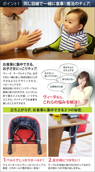 楽天市場 テーブルチェア Vita ヴィータ テーブルチェア ベビーチェア Bellunico ベルニコ 出産祝い 離乳食 即納 セレクトショップ Aqua アクア