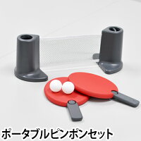 卓球/卓球セット umbra（アンブラ） PONGO（ポンゴ） ポータブル ピンポンセット　家庭用卓球セット （ボール2個 ラケット2個セット）