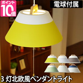 ペンダントライト 【お掃除用クロスの特典あり】 Olika LAMP by 2TONE PENDANT ペンダント 照明 3灯 LED対応 6～8畳 電球付き ツートーン カフェ おしゃれ 北欧モダン