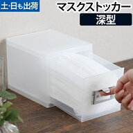 マスクケース マスクストッカー 引き出し型 深型 マスクホルダー ライクイット Like-it 玄関 シンプル お…