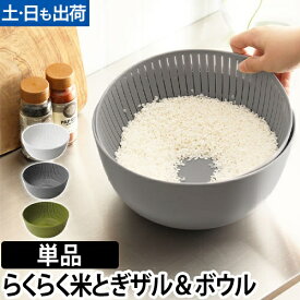 ザル ボウル 米研ぎボウル Colander&Bowl 米とぎ 水切り 湯引き キッチン 炊飯 調理器具 お米 ボール シンプル おしゃれ ライクイット like-it