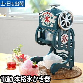 【楽天2位】電動かき氷機 かき氷器 電動本格ふわふわ氷かき器 DCSP-20 粗さ調節 家庭用 製氷カップ付き