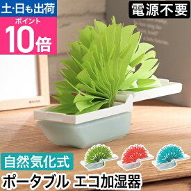 ミクニ ポータブル加湿器 ちょこっとオアシスプラスC 加湿器 ペーパー加湿器 卓上 デスク 小型 小さい お手入れ簡単 かわいい おしゃれ 電源不要 電気 使わない コードレス 部屋 寝室 リビング オフィス 持ち運び 気化式 ベッドサイド 日本製