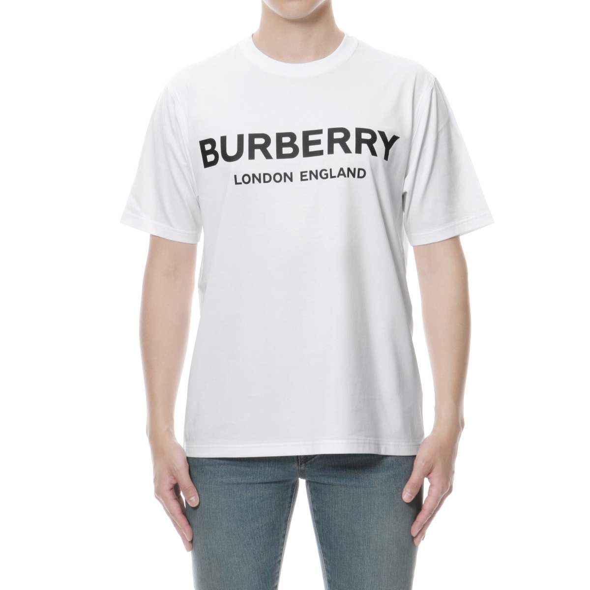 バーバリー BURBERRY Tシャツ メンズ 8026017 半袖Tシャツ WHITE ホワイト | インポートショップ ＤＯＵＢＬＥ