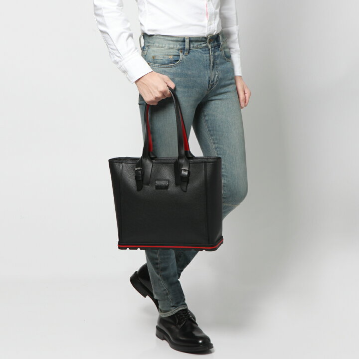 楽天市場 クリスチャン ルブタン Christian Louboutin バッグ メンズ B078 トートバッグ スモール Kabiker Loubicity カバイカー ルビシティー Black Gun Metal ブラック インポートショップ ｄｏｕｂｌｅ