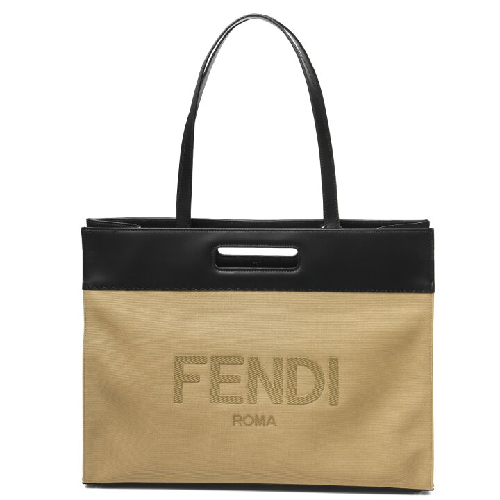 楽天市場 フェンディ Fendi バッグ メンズ 7va480 Abvv F1dzq トートバッグ Sand Nero Pall ベージュ ブラック インポートショップ ｄｏｕｂｌｅ