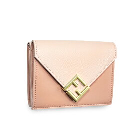 フェンディ FENDI 三つ折り財布 レディース 8M0480 ALV4 F1SO1 FF DIAMOND FFダイヤモンド BALLET ROSE+PINK QUARZO ピンク