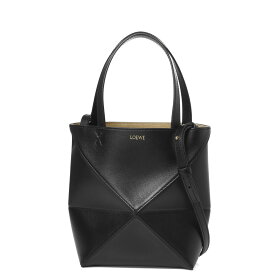 ロエベ LOEWE バッグ レディース A657V25X01 1100 ショルダー付 トートバッグ ミニ PUZZLE FOLD TOTE パズルフォルドトート BLACK ブラック