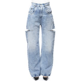 メゾン マルジェラ MAISON MARGIELA デニム パンツ レディース S51LA0051 S30513 470 ライン1 ジーンズ BLUE ブルー