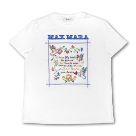 マックス マーラ MAX MARA 半袖Tシャツ レディース 2319410331 600 005 WHITE ホワイト