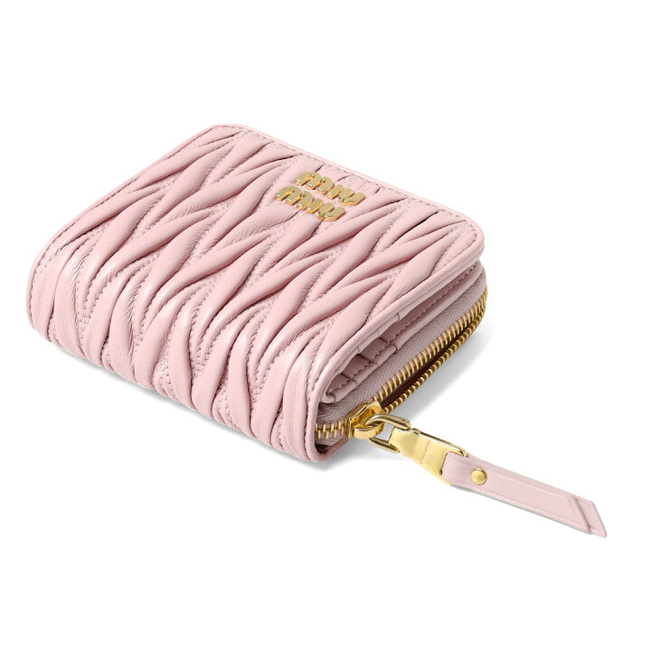 楽天市場】ミュウミュウ MIU MIU 二つ折り財布 レディース MATELASSE 