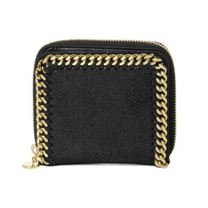 ステラ マッカートニー STELLA McCARTNEY 財布 レディース 581236 W9355 1000 二つ折り財布 FALABELLA ファラベラ BLACK ブラック