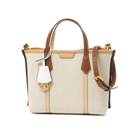 トリーバーチ TORY BURCH ショルダー付 トートバッグ レディース 145662 924 PERRY ペリー スモール NATURAL/MULTI ベージュ