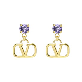 ヴァレンティノ VALENTINO アクセサリー レディース J0H29YCW PYD ピアス ORO 18/TANZANITE ゴールド