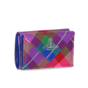 BBAEGXgEbh VIVIENNE WESTWOOD ENVELOPE BILLFOLD O܂z fB[X 5115002FW S001O G301 CANDY TARTAN }`J[