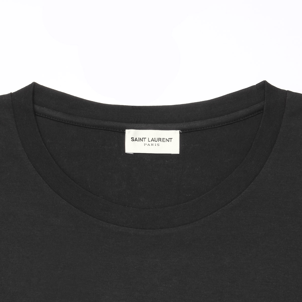 サン ローラン SAINT LAURENT Tシャツ メンズ 464572 YB2DQ 1000 半袖Tシャツ BLACK ブラック |  インポートショップ ＤＯＵＢＬＥ