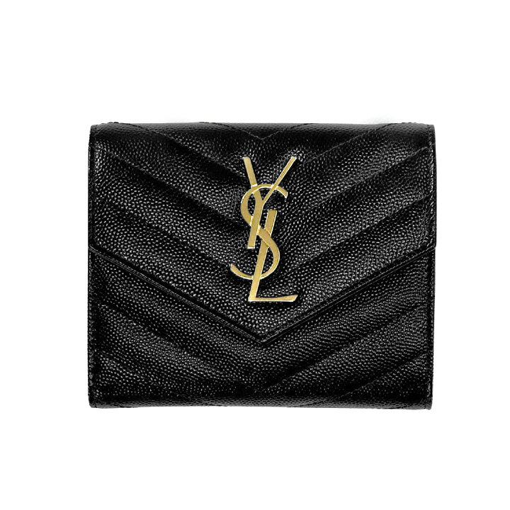 楽天市場】サンローラン SAINT LAURENT 三つ折り財布 レディース 