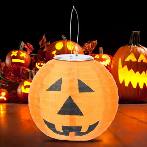 「P20+10%OFFクーポン」2本セット ハロウィン 提灯 カボチャソーラーランタン ソーラーライト ハロウィン提灯 飾り カボチャランタン ハロウィン装飾 庭園灯 芝生ランプ 自動点灯 芝生 庭 風景