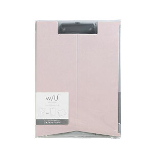 w / U スタンドクリップボード A4E シェルピンク WU-QB-STA4E-P 【×5セット】 【お徳用 まとめ買い お買い得 業務用 割引 セット販売】 文房具・事務用品 文具 オフィス用品 文房具 事務用品 ファ