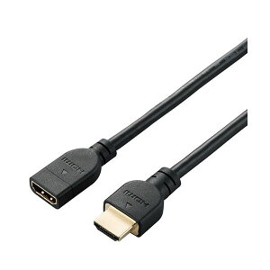 ELECOM GR PC@ HDMIP[u 0.5m DH-HDEX05BK 掿fƉ𒉎ɓ` 4K60HzΉHDMIP[ufW^Ɠd Ɠd p\REӋ@ P[uEP[uJo[ P[uE