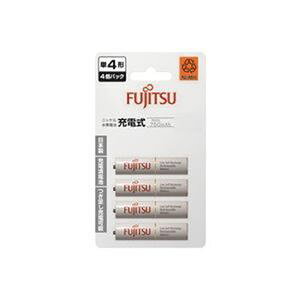 FUJITSU 富士通 ニッケル水素電池 単4形 4本 HR-4UTC (4B) 家電 電池・充電池