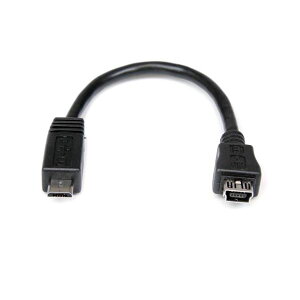 StarTech.com microUSBϊP[u 15cm microUSB iIXj-MiniUSB iXj ubNUUSBMUSBMF6 1{ y×2Zbgz yp ܂Ƃߔ  Ɩp  Zbg̔z