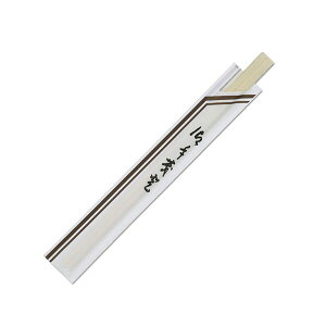 シモジマHEIKO 割箸 アスペン元禄箸 袋入 茶中 #004636333 1セット (4000膳:100膳×40パック) 【 キッチン用品・食器・調理器具 日用雑貨・キッチン用品 キッチン 食器 箸 フォーク類 おたま 調理