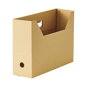 TANOSEE ボックスファイル (ナチュラル) 軽量エコタイプ A4ヨコ 背幅100mm 1セット (100冊:5冊×20パック) 日用品雑貨・文房具・手芸 文房具・事務用品 文具 オフィス用品 文房具 事務用品 フ