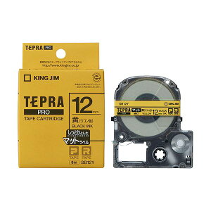 y܂Ƃߔ 5Zbgz KING JIM yLOW pi KING JIM  ItBXpi z evPROe[v }bgx 12mm  /  KJ-SB12YX5 y ܂Ƃߔ  Ɩp  ItB