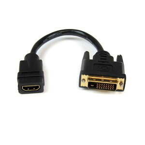 StarTech.com HDMI-DVI-DϊP[u 20cm ubN HDDVIFM8IN 1{ AV fW^ fW^Ɠd PC PCӋ@ PCANZT[ PCTvCEՕi Ɠd p\REӋ@ P[uEP[uJo[ P[