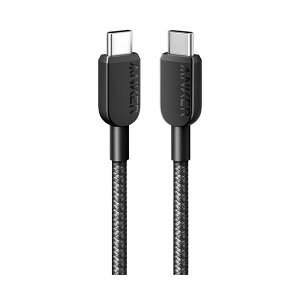 �y �Z�b�g�̔� �܂Ƃߔ��� ���� �z �A���J�[�W���p�� ANKER 310 ���ϋv�i�C���� USB-C��USB-C�P�[�u�� 0.9m �u���b�N A81E5011 1�{ �y×5�Z�b�g�z