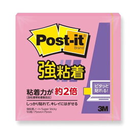 スリーエム ジャパン Post-it 654SS-RO 強粘着 75mm*75mm 【×10セット】 【 セット販売 まとめ買い 割引 オフィス 文房具 文具 業務用 オフィス用品 】 文具 オフィス用品 付箋紙 ポストイット