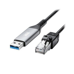 �T�����T�v���C USB A LAN�ϊ��P�[�u�� Gigabit�Ή� 1m KB-SL6ALAN01BK