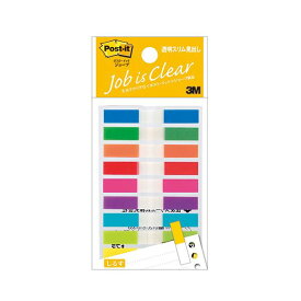 【10個セット】3M スリーエム Post-it ポストイット ジョーブ 透明スリム見出し 3M-680MSHX10 【 セット販売 まとめ買い 割引 オフィス 文房具 文具 業務用 オフィス用品 】 文具 オフィス用品 付箋紙 ポストイット